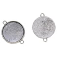 thumbnail image 4 of 50 piezas de cabujón de foto personalizado, accesorios de joyería de vidrio - Plata 12mm, 4 of 9