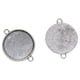thumbnail image 5 of 100 piezas /20 mm, doble colgante, clásico, aleación de zinc, , cabujón, ajuste para bricolaje, brazalete, collar,, 5 of 9