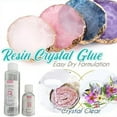 thumbnail image 1 of Transparent Crystal Clear Epoxy Resin Glue Kit A B Glue Set for DIY Jewelry Crafts Resists Yellowing, 1 of 8
