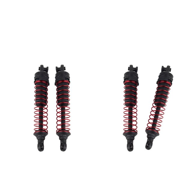 2x 2 Piezas de Actualización de Amortiguador para Camión de Pies Grandes 4WD de 1/10 Macarena Piezas de repuesto para automóviles RC