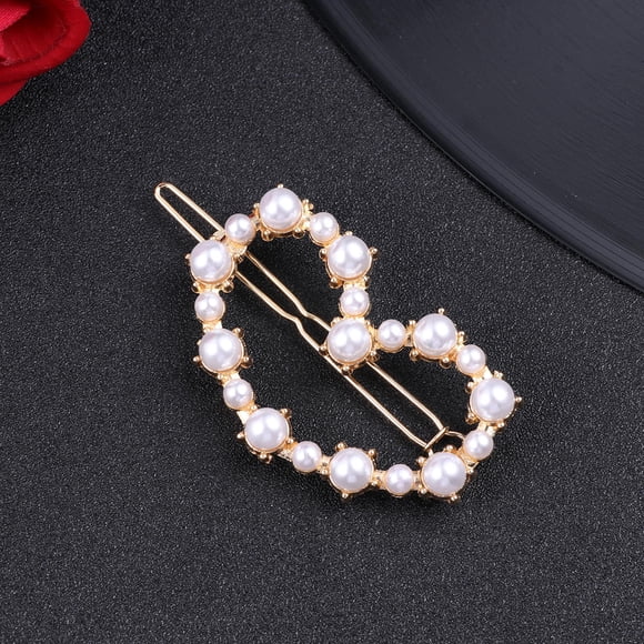 OUNONA 1Pack Hair Barrettes for Ladies with Alloy for Weddings