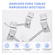 thumbnail image 5 of Gancho Blister Panel Ranurado Exhibipanel 5cm 60 pcs GRIS, 5 of 5