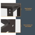 thumbnail image 4 of ACEGOSES Patio Side Table, Adirondack Outdoor HIPS Weather-Proof Square End Table, Brown, 4 of 6