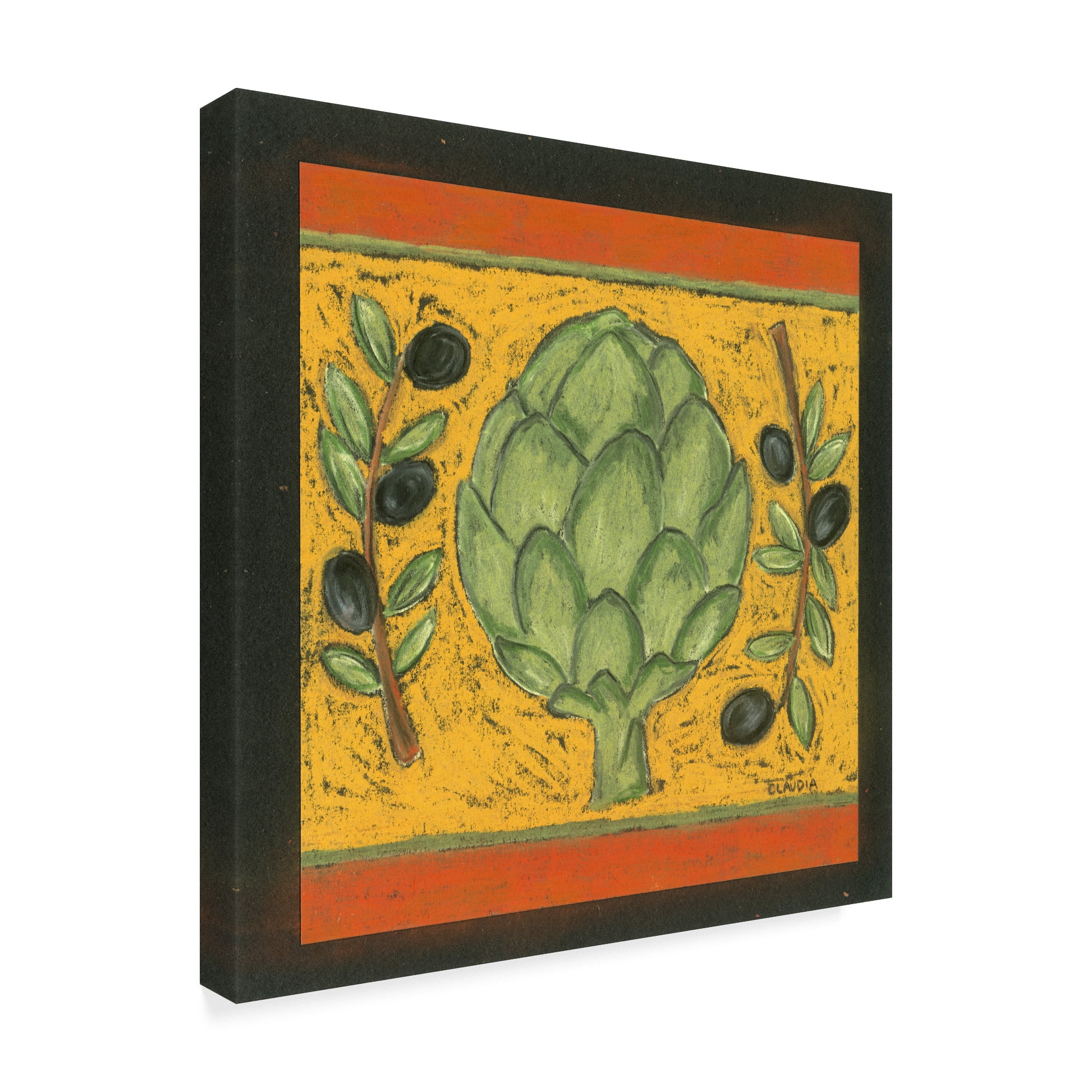 Trademark Fine Art 'Tuscan Artichoke' Canvas Art by Claudia Interrante