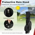 thumbnail image 3 of Yardi Yard Golf Stand Cart Bag with 6-Way Divider Carry Pockets-Black, Lightweight Golf Stand Bag for Men & Women,Multiple Pockets, Lightweight & Durable, 3 of 8