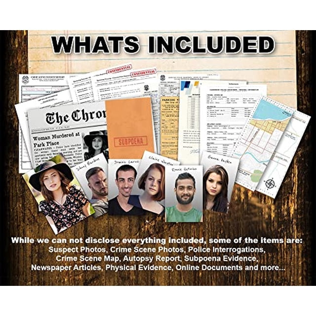 Murder Detective - Murder @ Park Place - Unsolved Murder Mystery Cold Case Archivos Juego Detective Detective