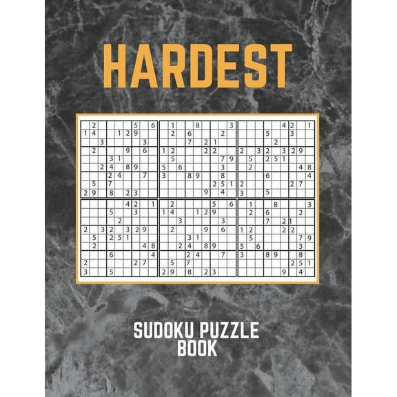 Hardest Sudoku Puzzle Book : Small Sudoku Book For Adults With Unique Easy to Hard Puzzles - Extremely Hard Sudoku - Lots Of Fun Sudoku (Paperback)