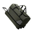 thumbnail image 4 of Bolsa de lona de viaje con ruedas Bolsa Weekender para viaje de negocios Accesorios de viaje portátiles ligeros Versátiles impermeables Verde, 4 of 9