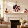 thumbnail image 6 of Independence Day Wooden Door Hanging Sign, American Flag Shaped Ornament, Welcome Wall Decor(1#C), 6 of 6