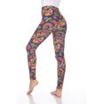 thumbnail image 4 of White Mark Women's Printed Leggings, 4 of 5
