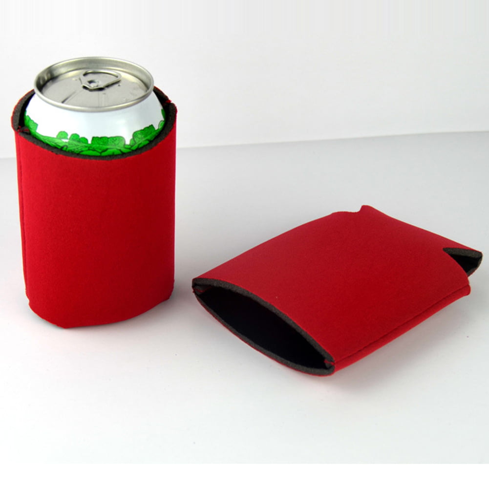 4PCS Neoprene Beer Can Cooler Drink Bottle Holder Sleeve Insulator Wrap Cover 