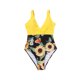 thumbnail image 1 of Traje De BañO Para Mujer Estampado De Girasol Cintura Alta Amarre Sin Mangas Trajes De BañO Sin Espalda XBTCLXEBCO Amarillo;L, 1 of 6