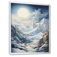 thumbnail image 2 of Designart "Peaks Of Majestic Mountains I" Landscape Mountains Floater Framed Canvas Prints, 2 of 5