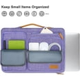 thumbnail image 6 of MOSISO Laptop Sleeve Carrying Case Compatible with 15-15.6 inch HP Dell Asus Acer Lenovo Notebook, 360 Protective Computer Handbag Briefcase with Handle, Purple, 6 of 6