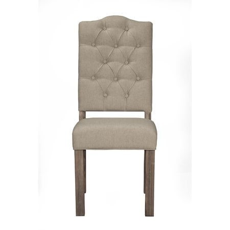 Chaises Latérales Fidji, Gris Vieilli