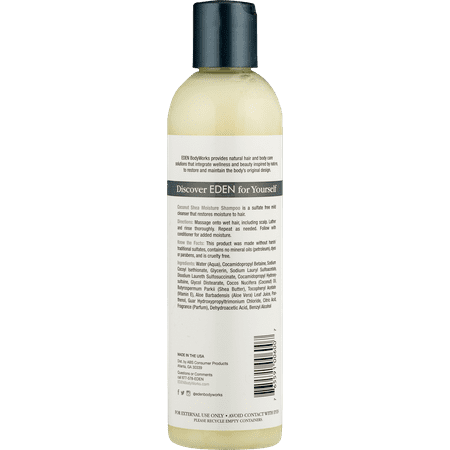 Eden BodyWorks Coconut Shea Moisture Shampoo 8 fl oz