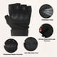 thumbnail image 3 of Guantes sin dedos Uxcell para trabajo al aire libre, guantes de medio dedo, guantes transpirables para entrenamiento, color negro M, 3 of 6