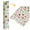 F, variant on Single-sided Christmas Wrapping Paper Bundle Candy Cane Stripe, Snowmen and Santa Patterns