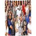 thumbnail image 3 of Dwayne Douglas Johnson Blanket Soft and Warm Lightweight Fluffy Throws Blankets Rug Carpet Gift for Beach Yoga Bedroom Living Room Decoration Sofa Camping Trip Dorm Decor All Season, 3 of 6