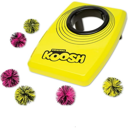 Koosh Kornhole, Cornhole Set for Kids - Outdoor Toys for Boys and Girls, Perfect for Beginners, Preschool Toys, Easy Storage, 1 Kornhole Board, 6 Koosh Balls Included, Ages 5 