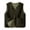 Army Green, variant on Fleece Vest for Women V Neck Lightweight Outerwear Button down Sleeveless Jacket with Pockets