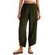 thumbnail image 1 of Pantalones de pierna ancha Feiersi holgados, cintura elástica, casual, estilo palazzo, 1 of 5
