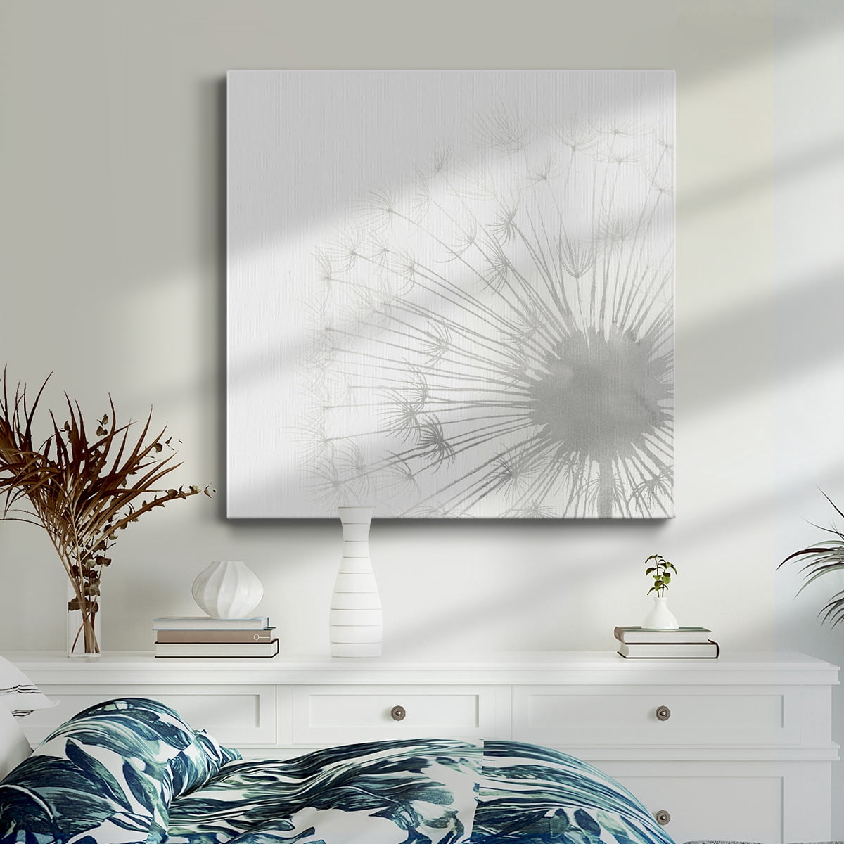 Wexford Home Dandelion Whisper II-Premium Gallery Wrapped Canvas, 40" x 40" - Ready to Hang
