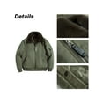 thumbnail image 4 of Gvmfive Men's Multi Pockets Jacket Faux Fur Turn Down Collar Casual Coat, 4 of 5