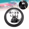 thumbnail image 3 of Black Gear Knob 6-Speed Shift Knob Car Interior Upgrade High Universality Fitment Long-Lasting Performance For 3008, 3 of 5