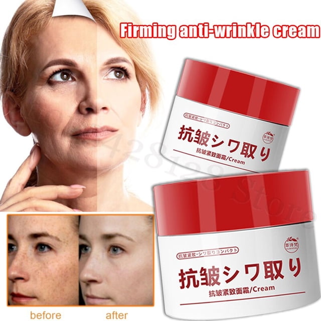 Crema facial antiarrugas, hidratante, nutritiva, mejora la hinchazón, antienvejecimiento, desvanecimiento de líneas finas, crema reafirmante facial en V, 30g"4PCS" Fivean LED