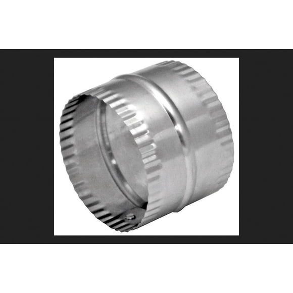 Conector de conducto Deflecto Jordan, 7,5 cm de largo x 7,5 cm de diámetro, aluminio