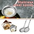 thumbnail image 2 of Steel Filter Spoon Fine Mesh Wire Oil Skimmer Strainer Long Handl W6N4 S7E1, 2 of 9