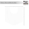 thumbnail image 2 of HOME WEAVERS Waterford Collection Cotton Contour Rug, 20" x 20", White, 2 of 8