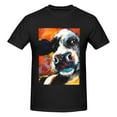 thumbnail image 4 of Bingfone Cow Men'S Loose Fit Short-Sleeve Pocket T-Shirt, 4 of 7
