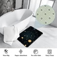 thumbnail image 3 of Constellation Non-Slip Polyester Floor Carpet Door Rugs - Machine Washable Kitchen Rug, 3 of 6
