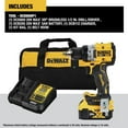 thumbnail image 2 of DEWALT 20V MAX* XR® Brushless Cordless 1/2 in. Drill/Driver Kit (DCD800P1), 2 of 8