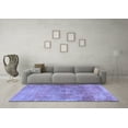 thumbnail image 3 of Ahgly Company Machine Washable Indoor Rectangle Persian Blue Traditional Area Rugs, 4' x 6', 3 of 4