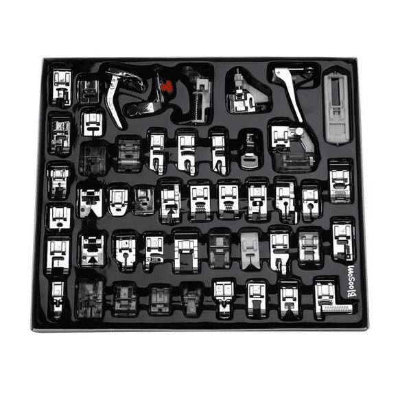 Set Prensatelas Bloosom Maquinas De Coser Negro