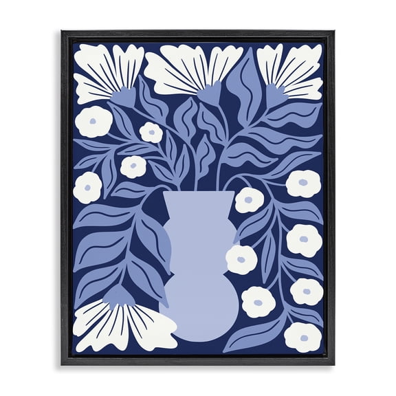 Stupell Industries Modern Black Floating Frame Canvas Art, 17 x 21, by Taylor Shannon Designs