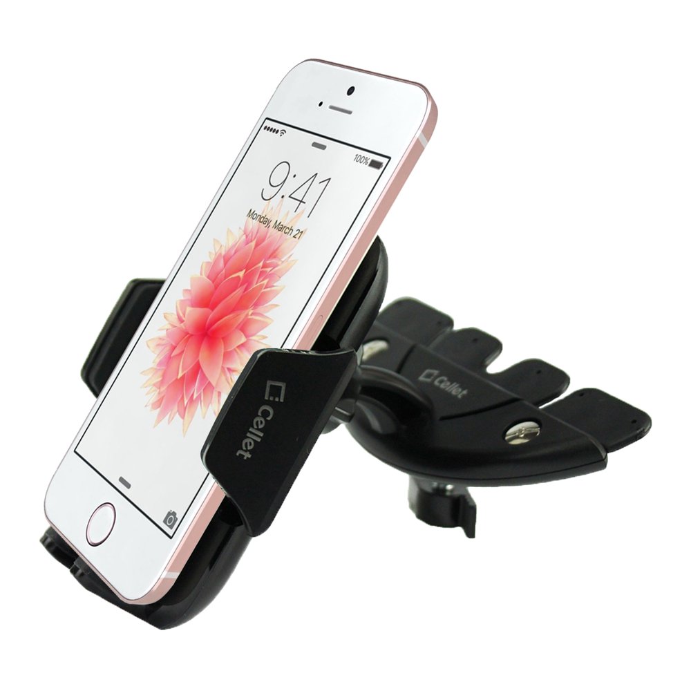 Cellet CD Slot Phone Holder Mount for Apple iPhone SE / 5s / 5 / 5c (Up