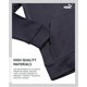 thumbnail image 4 of Sudadera con capucha PUMA Performance Fleece para niños, tallas 10-12, gris, 4 of 6