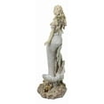 thumbnail image 3 of Large 15"H Vintage Sea Queen Ariel Mermaid Holding Starfish By Coral Reef Statue, 3 of 9
