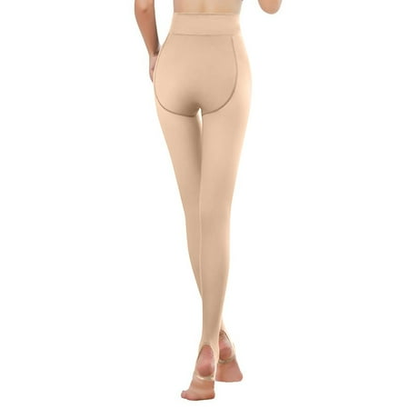 

QWERTYU Womens Control Top Sheer Tights Silk Pantyhose One Size