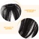 thumbnail image 3 of CRAFTHROU Extensiones De Flequillo Con Clip Para Mujer En Natural Marrón Con De Invisible, 3 of 7
