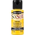 thumbnail image 1 of SoSoft Fabric Acrylic Paint 1oz-Primary Yellow -DSS-37, 1 of 2