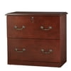 Better Homes and Gardens 2 Drawer Cherry Lateral File Cabinet With Lock