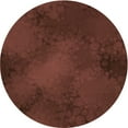 thumbnail image 1 of Ahgly Company Machine Washable Indoor Round Transitional Mahogany Brown Area Rugs, 6' Round, 1 of 7