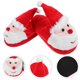 thumbnail image 5 of Pantuflas de Papá Noel de peluche, cálidas y antideslizantes, ideales para Navidad, para adultos y niños (talla 39-40), 5 of 6