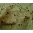 thumbnail image 4 of oneOone Silk Tabby Fabric Line & Floral Block Print Sewing Fabric BTY 42 Inch Wide, 4 of 4