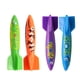thumbnail image 3 of Soidarity Paquete de 4 accesorios de entrenamiento de juguete de buceo, juguetes de agua, diseño bonito, forma de Torpedo, cultivo de interés, Deportes acuáticos, 3 of 6